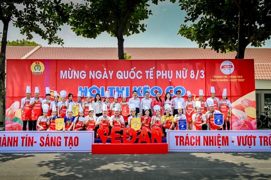 Vedan Việt Nam tạo cầu nối gắn kết người lao động qua hội thi chào mừng ngày 8/3
