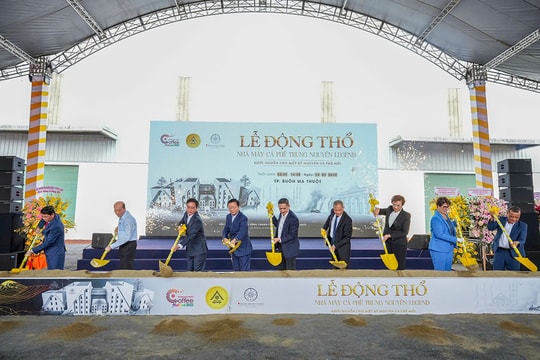 Trung Nguyên Legend động thổ xây nhà máy cà phê  lớn nhất Đông Nam Á tại Buôn Ma Thuột