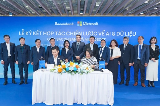Sacombank và Microsoft Việt Nam hợp tác chiến lược về AI và dữ liệu
