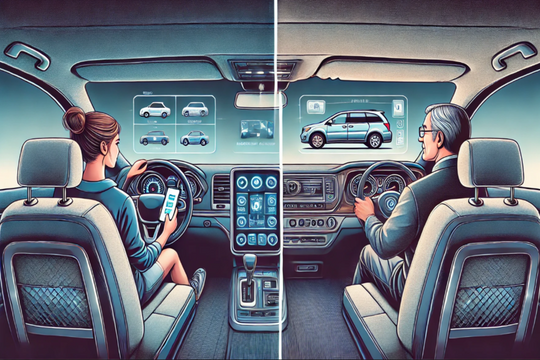 Thế hệ trẻ đam mê công nghệ ô tô, người lớn tuổi thích sự truyền thống