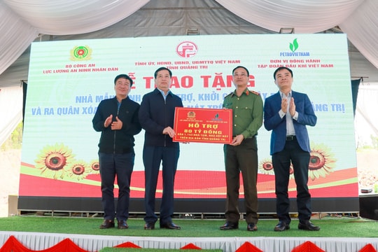 Petrovietnam dành 80 tỷ đồng xoá nhà tạm, nhà dột nát tại tỉnh Quảng Trị