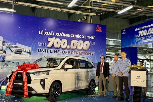 Toyota Việt Nam xuất xưởng chiếc xe thứ 700.000