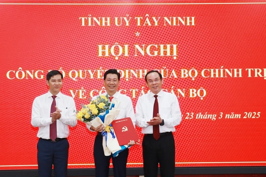 Bộ Chính trị chuẩn y ông Nguyễn Mạnh Hùng giữ chức Bí thư Tỉnh uỷ Tây Ninh
