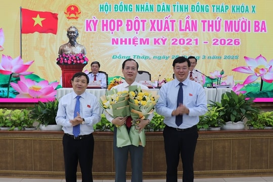 Ông Trần Trí Quang được bầu giữ chức vụ Chủ tịch UBND tỉnh Đồng Tháp