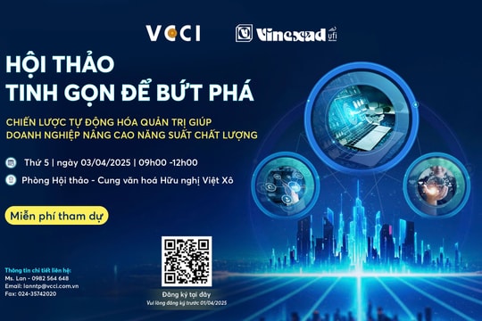 VCCI hỗ trợ DNNVV nâng cao năng suất chất lượng