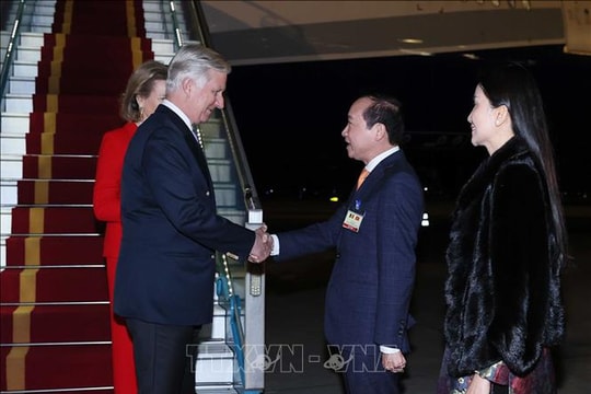 Nhà Vua và Hoàng hậu Bỉ bắt đầu thăm cấp Nhà nước đến Việt Nam