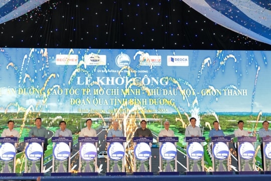 Bình Dương khởi công đường cao tốc TP.Hồ Chí Minh - Thủ Dầu Một - Chơn Thành
