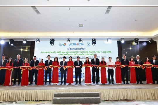 VinFast Energy và Điện Nghi Sơn 2 vận hành hệ thống điện mặt trời tích hợp pin lưu trữ năng lượng