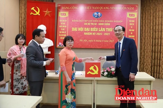 Đại hội đại biểu các Chi bộ trực thuộc Đảng bộ Tạp chí Diễn đàn Doanh nghiệp