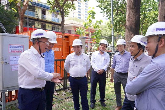 Tập đoàn Điện lực Việt Nam kiểm tra công tác cấp điện dịp lễ 30/4 tại TP.HCM