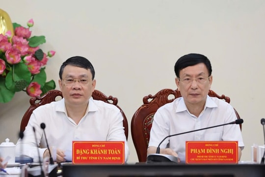 Tháo gỡ vướng mắc giải phóng mặt bằng dự án tuyến đường bộ mới Nam Định - Lạc Quần - Đường bộ ven biển