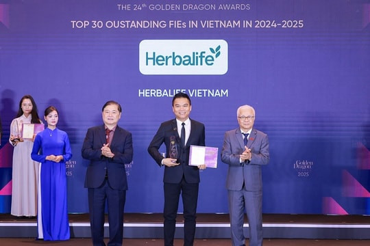 Herbalife Việt Nam được vinh danh Top 50 doanh nghiệp FDI tiêu biểu