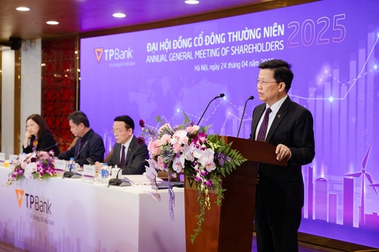 TPBank đặt mục tiêu lợi nhuận 9.000 tỷ đồng, chia cổ tức 15% bằng tiền mặt và cổ phiếu