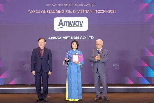 Amway Việt Nam được vinh danh giải thưởng Rồng Vàng lần thứ 9