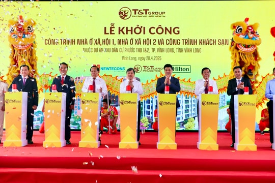 T&T Group khởi công xây dựng 2 công trình nhà ở xã hội tại Vĩnh Long