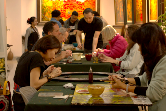 Hành trình đưa sơn mài Việt Nam đến với bạn bè quốc tế