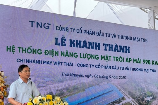 ADE bàn giao hệ thống điện năng lượng mặt trời áp mái 998 KWP