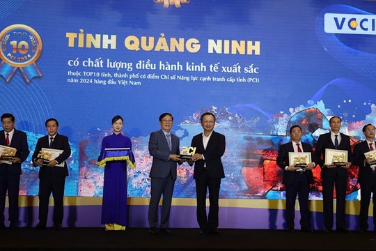 PCI 2024: Với vị trí á quân Quảng Ninh tiếp tục nằm trong TOP dẫn đầu