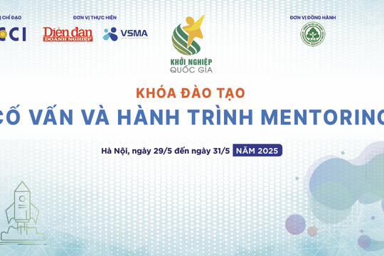 29 - 31/5: khoá đào tạo cố vấn và hành trình mentoring
