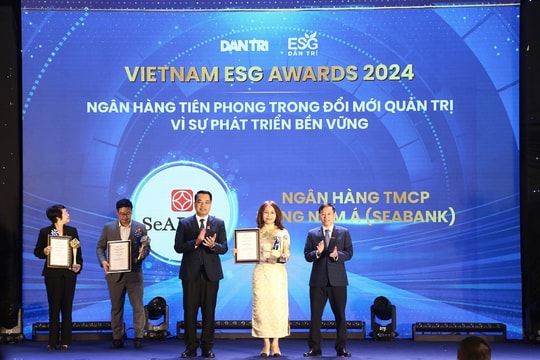 SeABank được vinh danh “Ngân hàng tiên phong trong đổi mới quản trị vì sự phát triển bền vững”