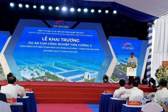 Hải Phòng đón “sóng” đầu tư chất lượng cao từ Tiên Cường II