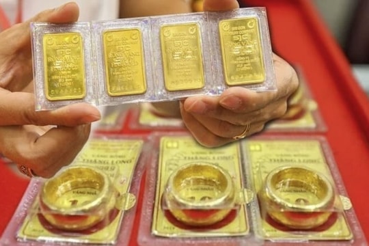 Giá vàng trong nước tăng ngược chiều thế giới