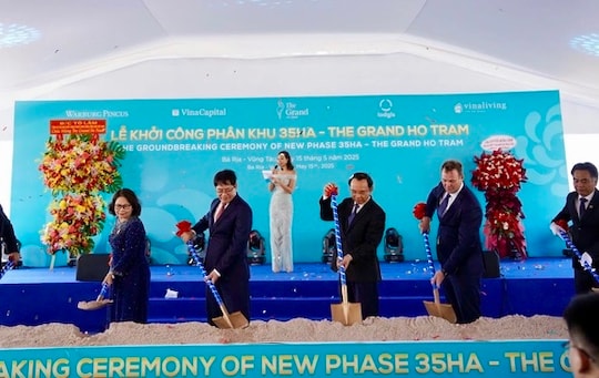 Bà Rịa-Vũng Tàu khởi công dự án du lịch nghỉ dưỡng hơn 4 tỷ USD