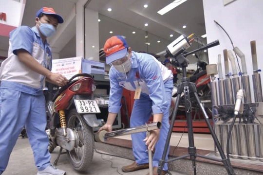 Kiểm định khí thải xe máy, 17 năm chưa thực hiện được