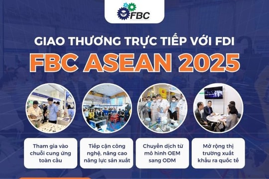 Triển lãm Giao thương quốc tế ngành chế tạo FBC ASEAN 2025 sẽ diễn ra tại Hà Nội vào tháng 9
