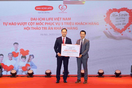 Dai-ichi Life Việt Nam tự hào vượt cột mốc phục vụ 5 triệu khách hàng