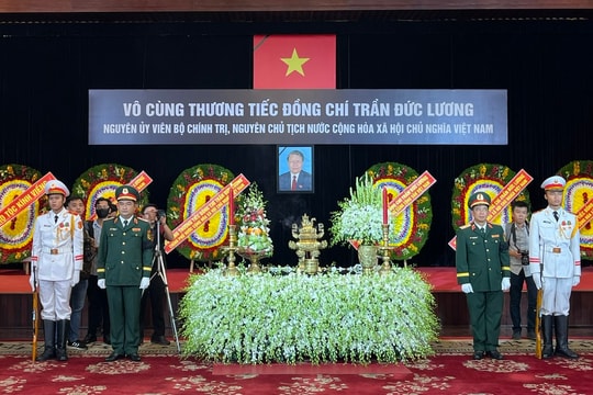 TRỰC TIẾP: Lễ truy điệu nguyên Chủ tịch nước Trần Đức Lương