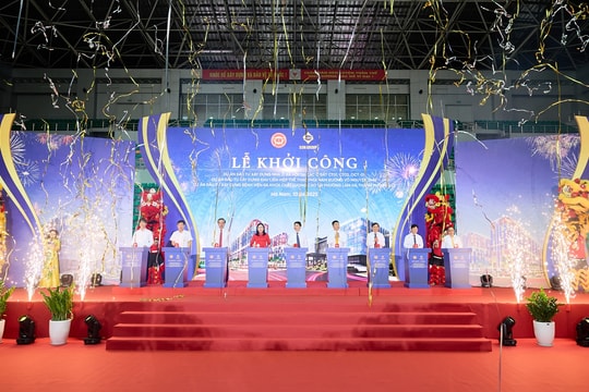 Hà Nam: Khởi công dự án nhà ở xã hội, khu thể thao, bệnh viện đa khoa do Sun Group đầu tư