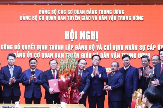 Ban Tuyên giáo và Dân vận Trung ương: “Đi trước mở đường, đi cùng thực hiện, đi sau tổng kết”