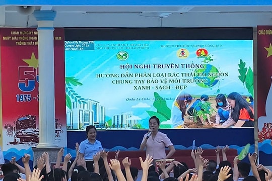 Đồng hành cùng các trường học phân loại rác tại nguồn