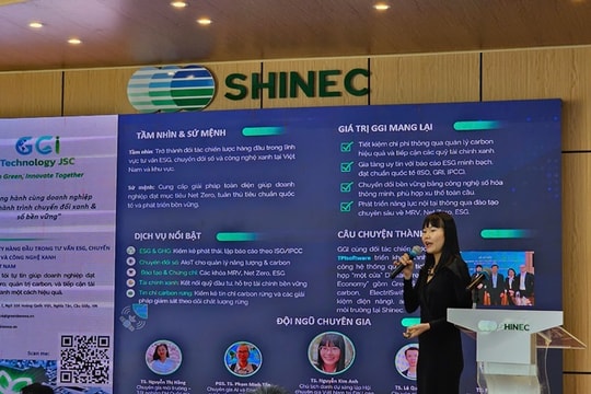 Shinec công bố giải pháp số quản lý phát thải carbon tại KCN Nam Cầu Kiền