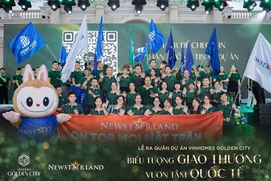 Newstarland “bứt tốc” tại lễ ra quân Vinhomes Golden City – Siêu phẩm giao thương tại thành phố Cảng