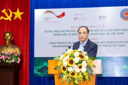 Khởi động Dự án “Trung tâm Chuyển đổi kép – Chuyển đổi số và Đổi mới sáng tạo nhằm bảo vệ môi trường và khí hậu tại Việt Nam”