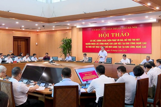 Đề xuất đột phá về hạ tầng số và cải cách thể chế để Hà Nội giữ chân nhân tài