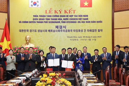 Xây dựng cơ hội hợp tác Thanh Hóa – Seongnam