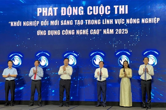 Phát động cuộc thi "Khởi nghiệp đổi mới sáng tạo trong lĩnh vực nông nghiệp ứng dụng công nghệ cao năm 2025"