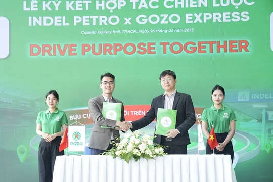 GOZO Express hợp tác cùng Indel Petro phát triển mô hình trạm xăng bưu cục