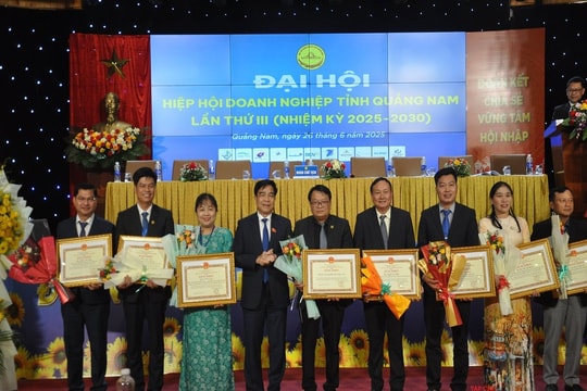 Ông Trần Quốc Bảo tiếp tục làm Chủ tịch Hiệp hội Doanh nghiệp tỉnh Quảng Nam