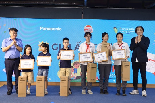 Panasonic trao giải cuộc thi “Cùng em sáng tạo STEM 2025"