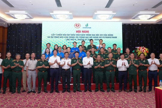 Hội CCB Petrovietnam góp ý vào dự thảo văn kiện trình Đại hội XIV của Đảng