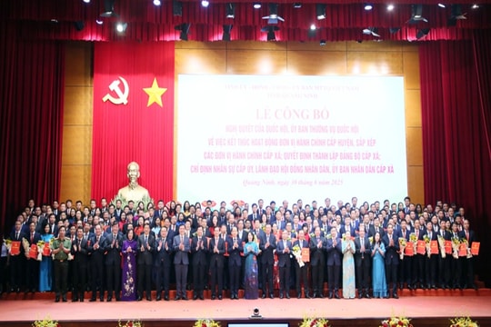 Quảng Ninh: Tinh gọn bộ máy, mở lối cho kỷ nguyên phát triển mới