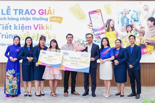 Vikki trao 10 lượng vàng và hé lộ chương trình “Tiết Kiệm Vikki Trúng VÀNG ký MÙA 2”