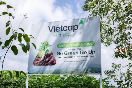 Vietcap trao tặng 6.000 cây trồng rừng phòng hộ Dầu Tiếng