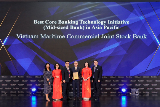 MSB nhận giải thưởng uy tín về công nghệ ngân hàng lõi