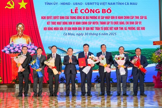 Cà Mau: Tạo động lực và nguồn lực mới cho cực Nam Tổ quốc