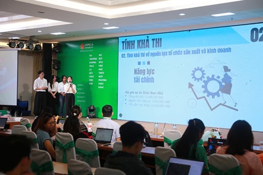 Đại học Đông Á Đà Nẵng ươm tạo, kết nối và phát triển các ý tưởng khởi nghiệp sáng tạo